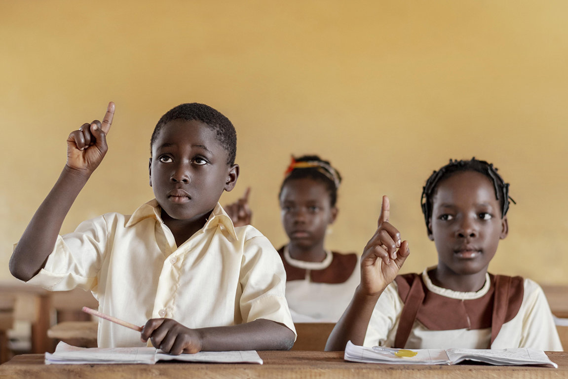 african kids classroom